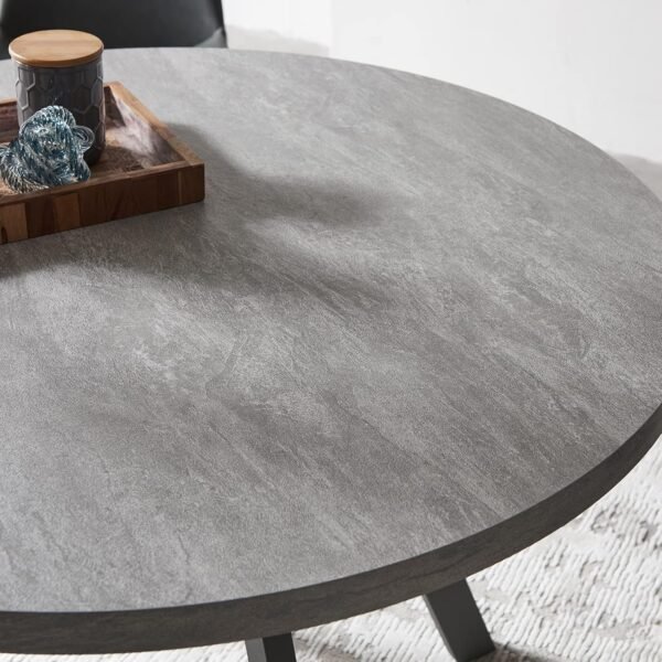 Mid-Century Modern Round Dining Table