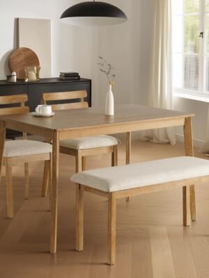 4-Piece Rustic-Style Dining Set